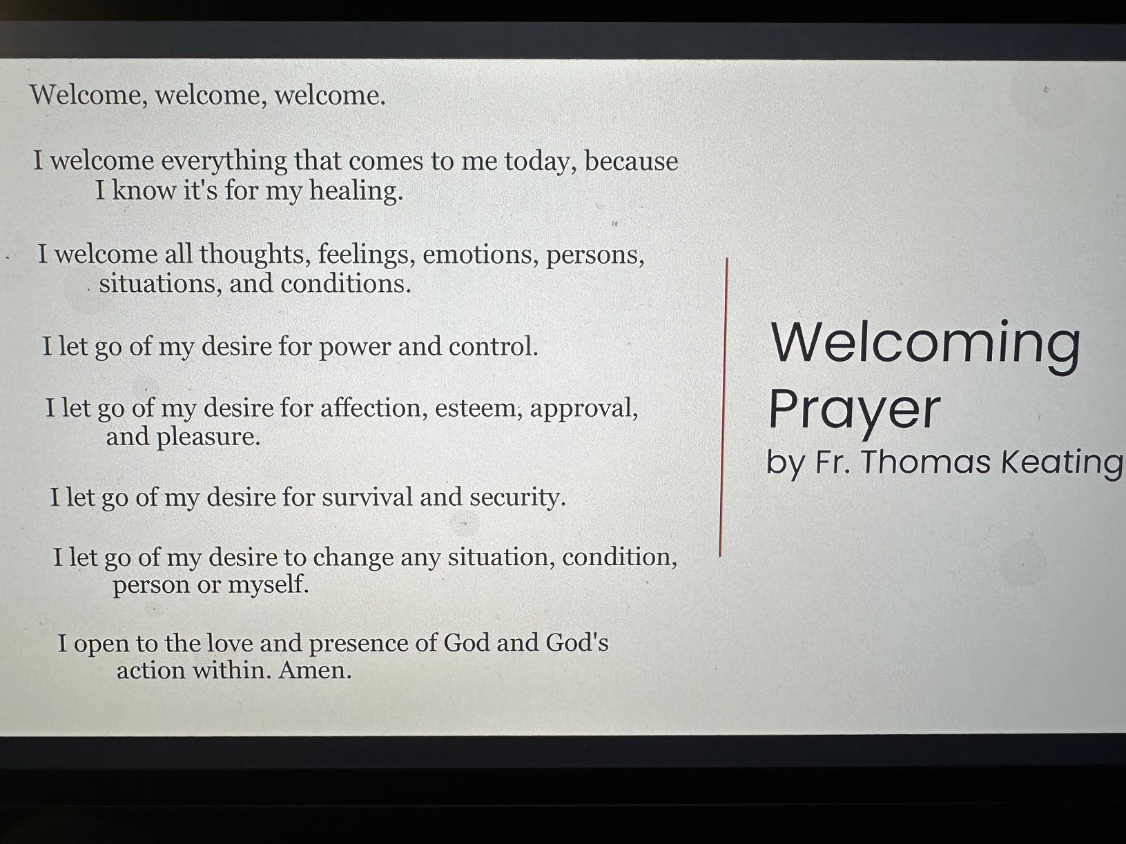 Why the Welcoming Prayer Helps Let Go of Worry – Katie Rea Spiritual ...