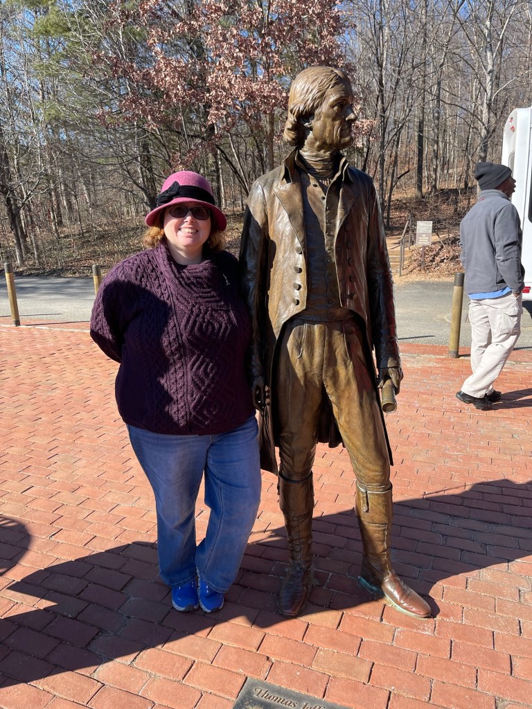 Thomas Jefferson and I.